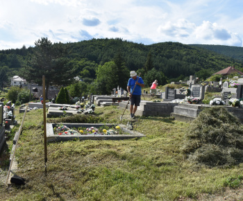 Brigáda na miestnom cintoríne 15.07.2020