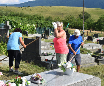 Brigáda na miestnom cintoríne 15.07.2020