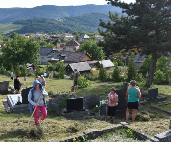 Brigáda na miestnom cintoríne 15.07.2020