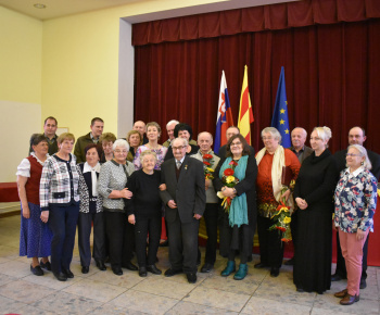 Slávnostné udeľovanie ocenení starostky obce