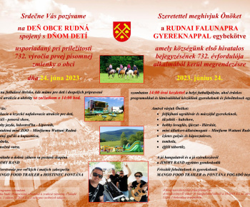 Aktuality / DEŇ OBCE RUDNÁ spojený s DŇOM DETÍ - foto Aktuality / DEŇ OBCE RUDNÁ spojený s DŇOM DETÍ - foto