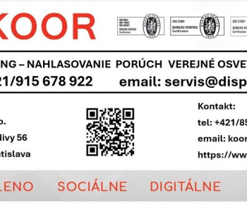 Aktuality / Nahlasovanie porúch - verejné osvetlenie - foto
