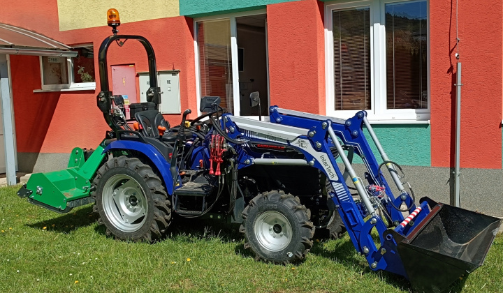 Zakúpenie malotraktora s príslušenstvom pre zber a zhodnocovanie odpadu v obci Rudná